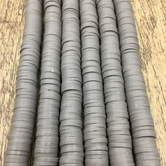 Grey Heishi Beads | Bellaire Wholesale
