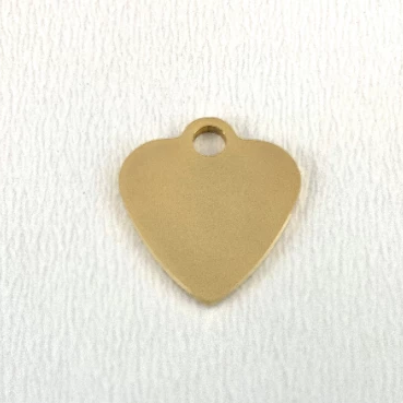Front & Back Heart Own Saying Personalized Charm | Bellaire Wholesale