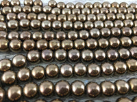 6mm Bronze Hematite Bead | Bellaire Wholesale