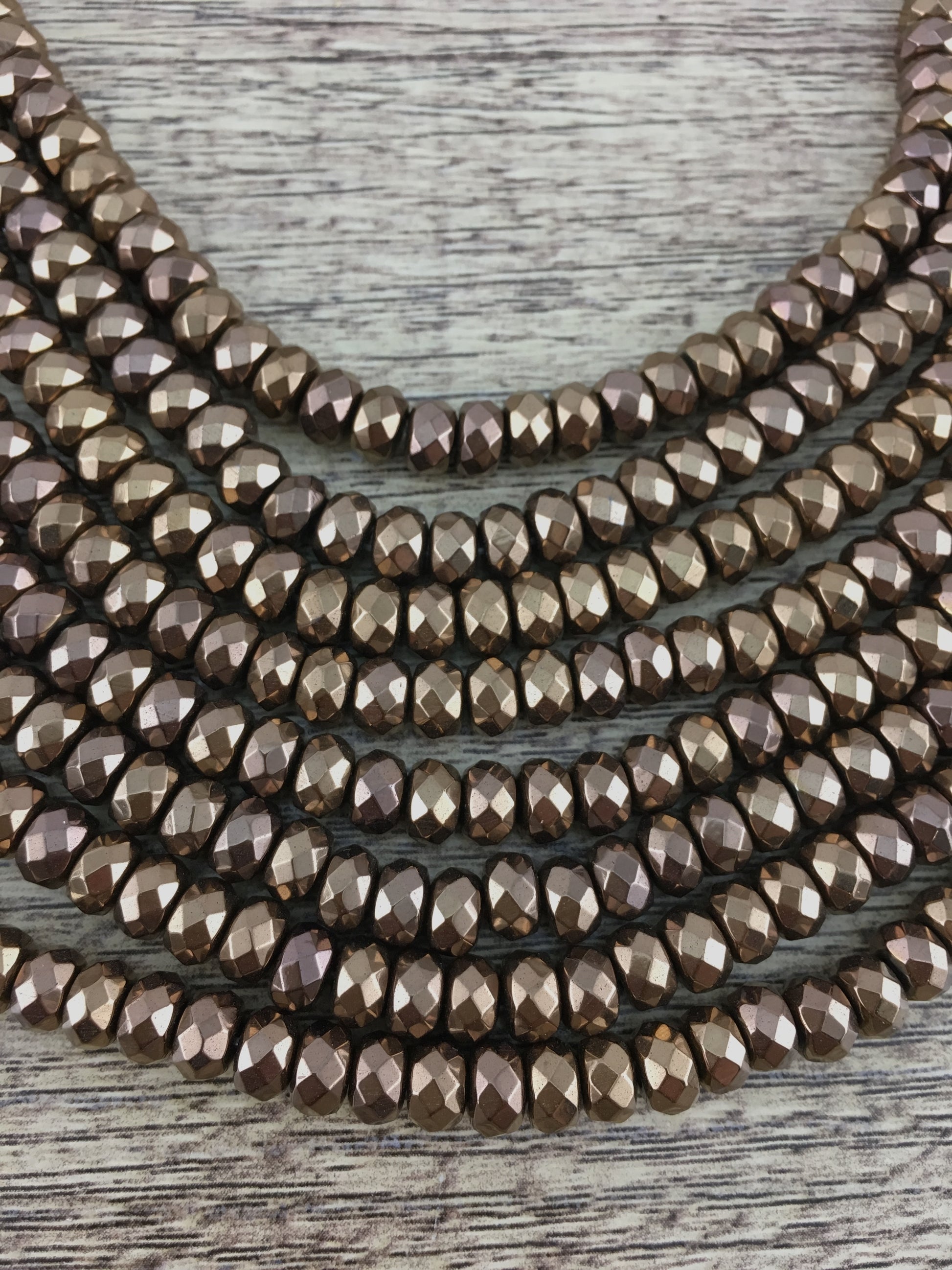 Donut Shaped Bronze Hematite Bead | Bellaire Wholesale