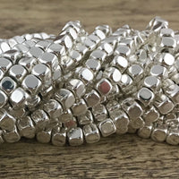 Silver Square Hematite Bead | Bellaire Wholesale