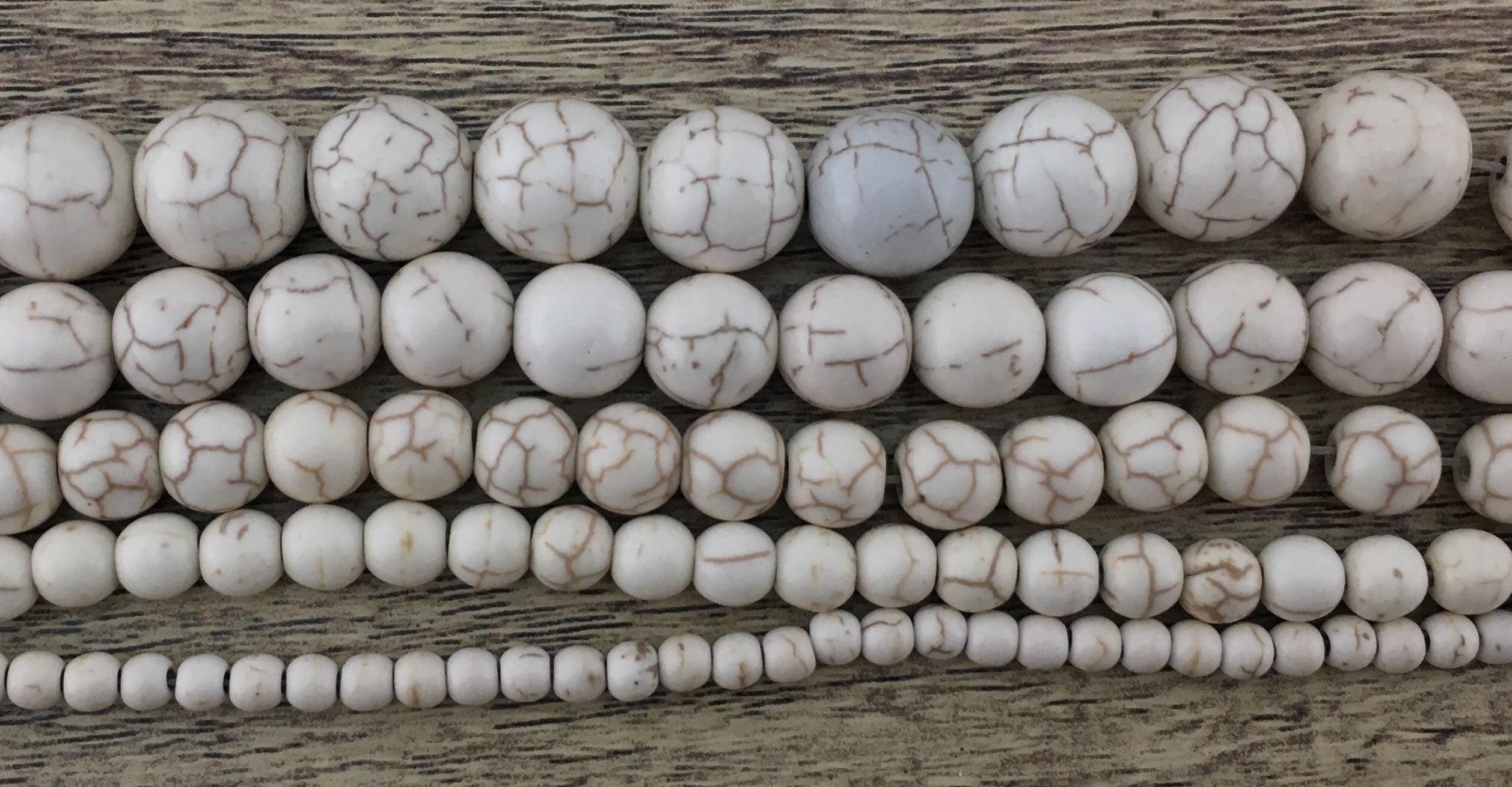 4mm Beige Howlite Bead | Bellaire Wholesale