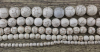 12mm Beige Howlite Bead | Bellaire Wholesale