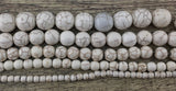 12mm Beige Howlite Bead | Bellaire Wholesale