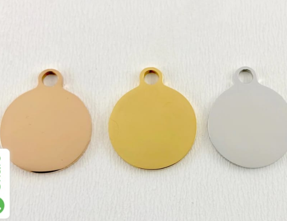 Your Own Text Custom Laser Engraved Charm | Bellaire Wholesale