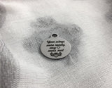 Your wings were ready my heart was not, Laser Engraved Charm | Bellaire Wholesale