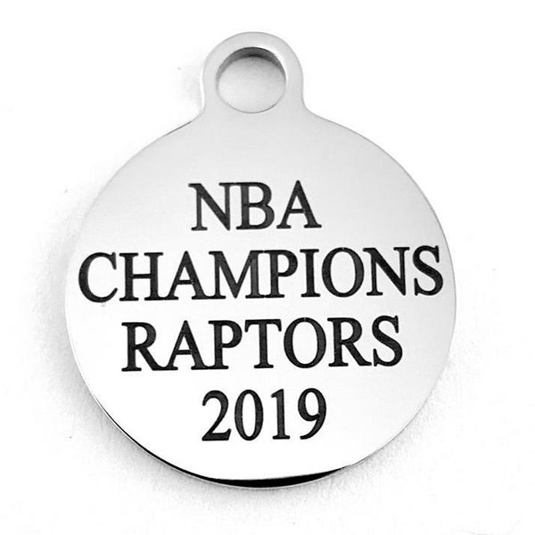 NBA Championship Gift, Toronto Raptors Custom Charms | Bellaire Wholesale