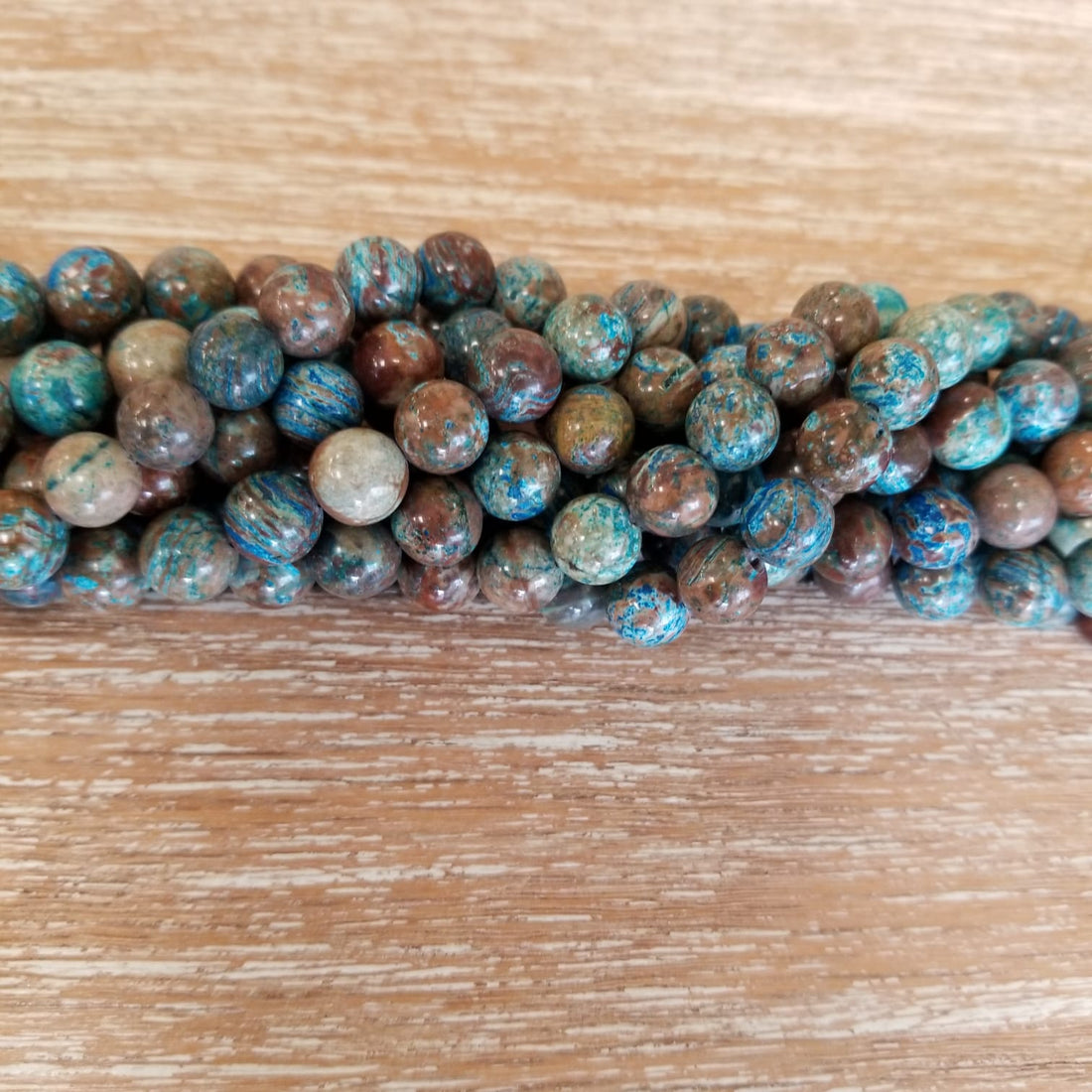 6mm Blue Striped Jasper Bead | Bellaire Wholesale
