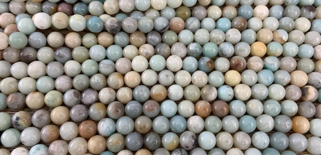 4mm Amazonite Bead | Bellaire Wholesale