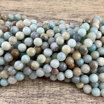 4mm Amazonite Bead | Bellaire Wholesale