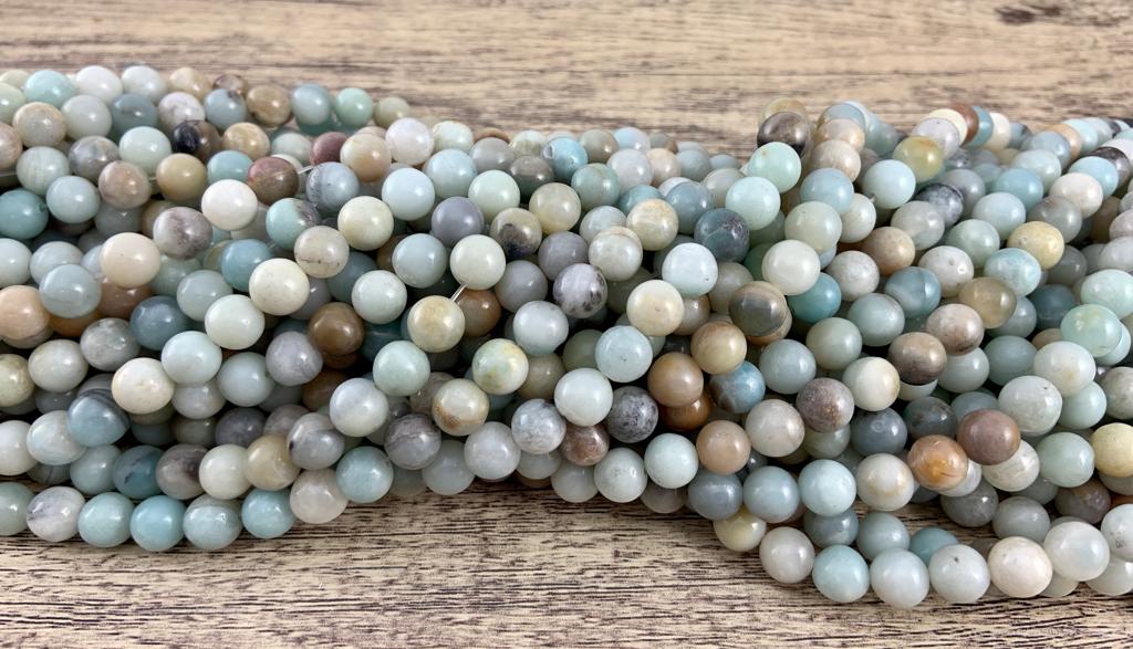 4mm Amazonite Bead | Bellaire Wholesale