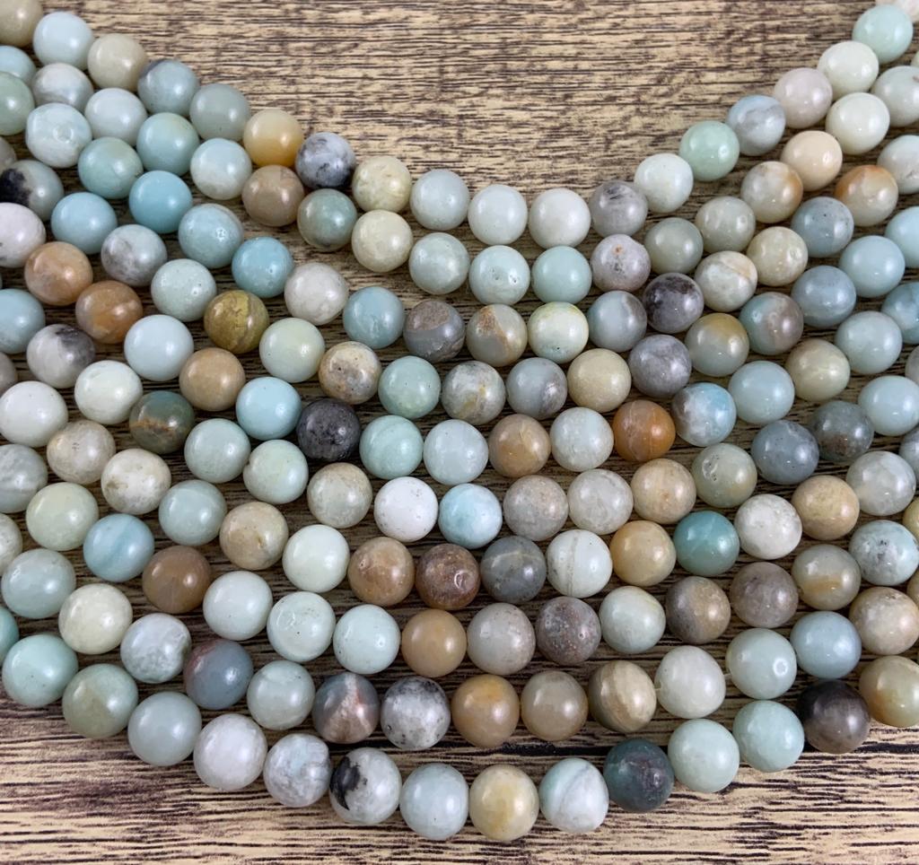 10mm Amazonite Bead | Bellaire Wholesale