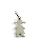 Boy and Girl Stainless Steel Charm, Boy Charm, Girl Charm, | Bellaire Wholesale