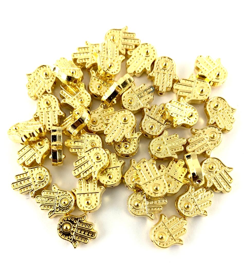 Hamsa Hand Beads, Religious beads, Hamsa, 24 Pc | Bellaire Wholesale