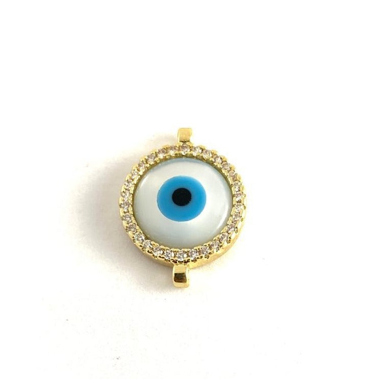 Round Shell Malocchio Connector | Bellaire Wholesale