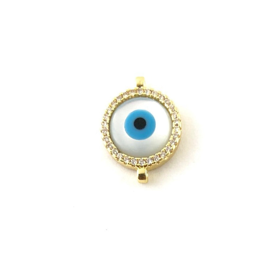 Round Shell Malocchio Connector | Bellaire Wholesale