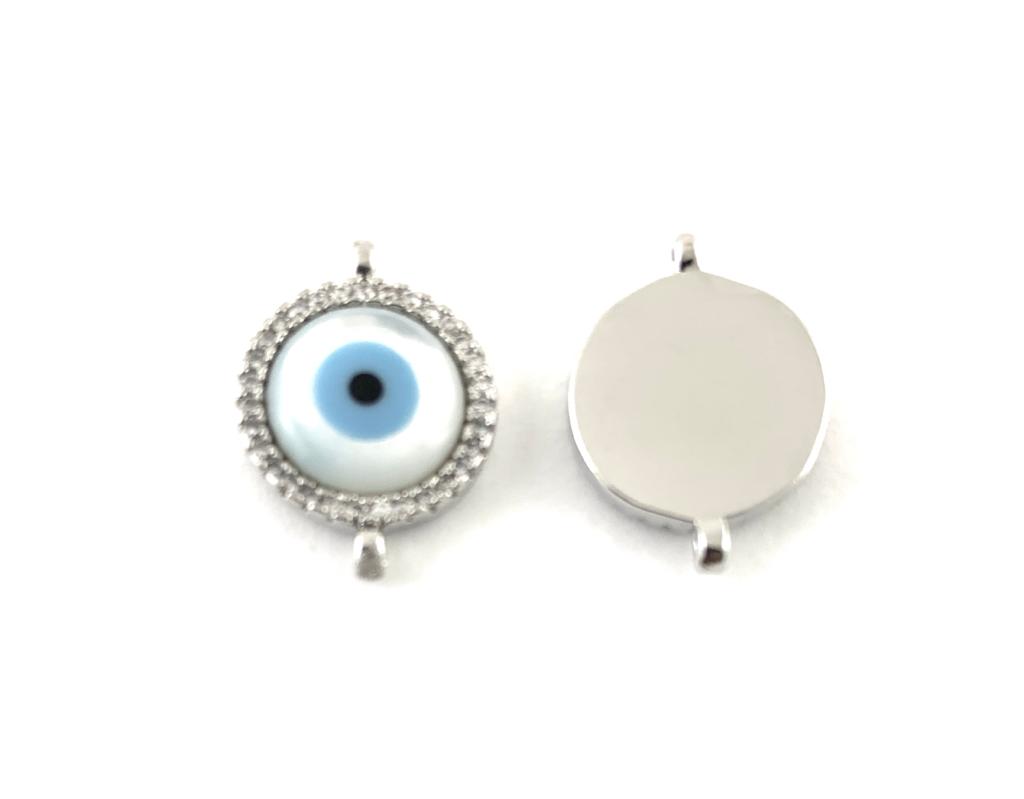 Round Shell Malocchio Connector | Bellaire Wholesale