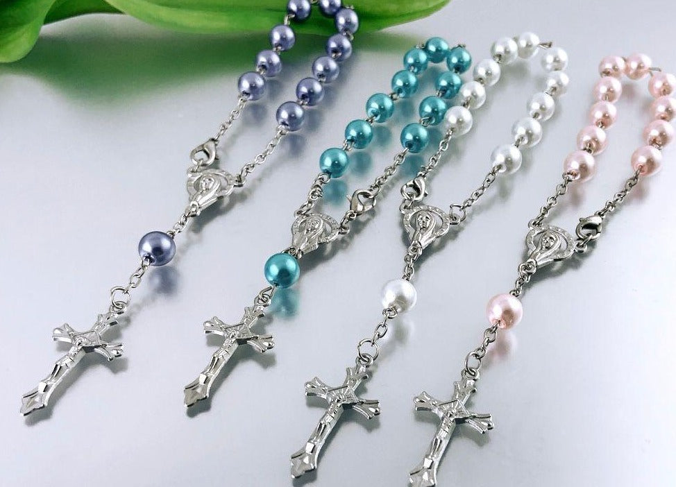 Mini Pearl Rosary | Bellaire Wholesale
