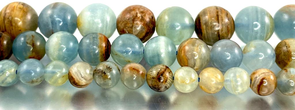 Calcite Bead 6mm, 8mm, 10mm | Bellaire Wholesale