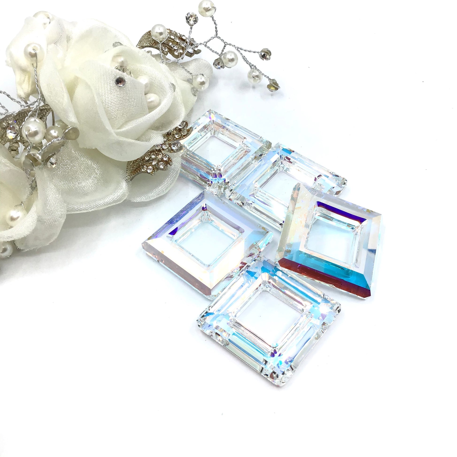 Crystal AB Swarovski Pendant 4439 | Bellaire Wholesale