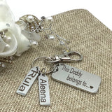 This Daddy Belongs To Custom Keychain | Bellaire Wholesale