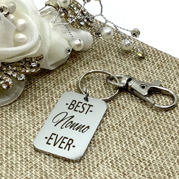 Best Nonno Ever Custom Keychain | Bellaire Wholesale