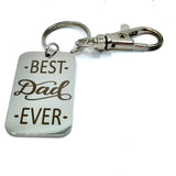 Best Dad Ever Custom Keychain | Bellaire Wholesale