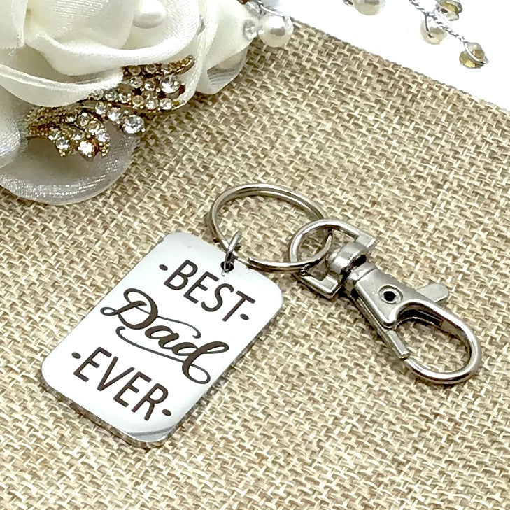 Best Dad Ever Custom Keychain | Bellaire Wholesale