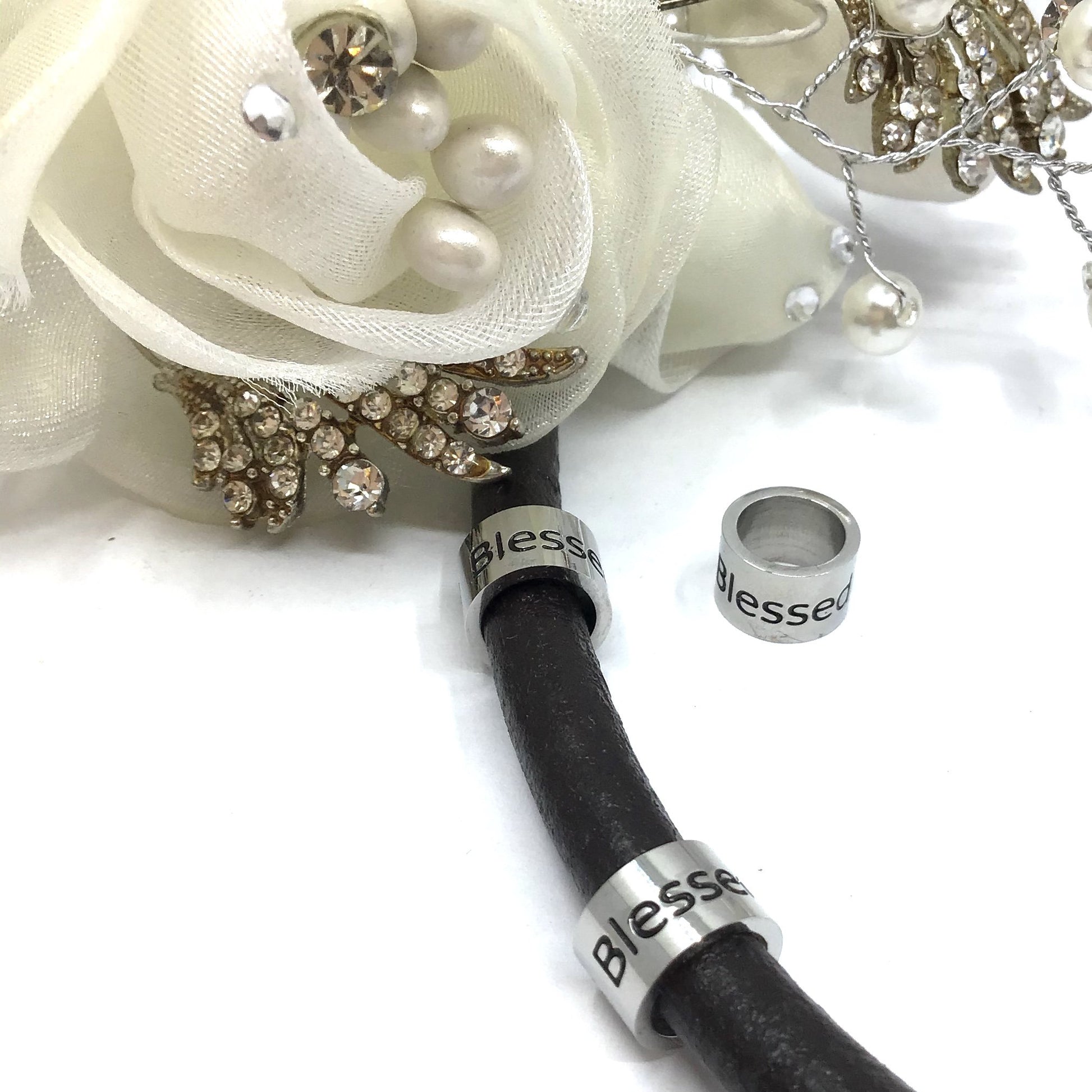 Blessed Stainless Steel Ring | Bellaire Wholesale
