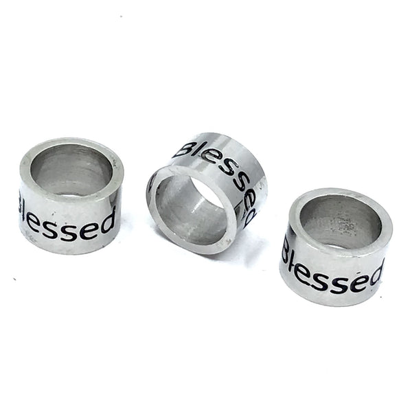 Blessed Stainless Steel Ring | Bellaire Wholesale
