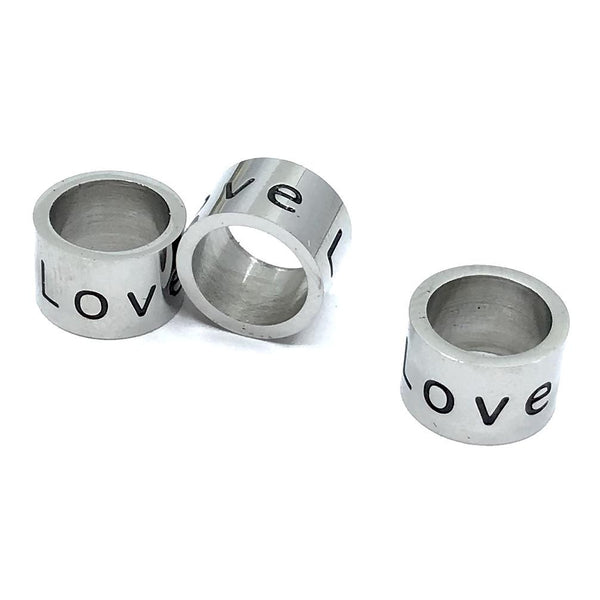 Love Stainless Steel Ring | Bellaire Wholesale