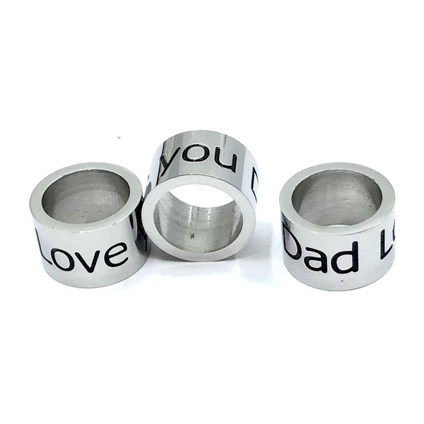 Love you Dad Stainless Steel Ring | Bellaire Wholesale