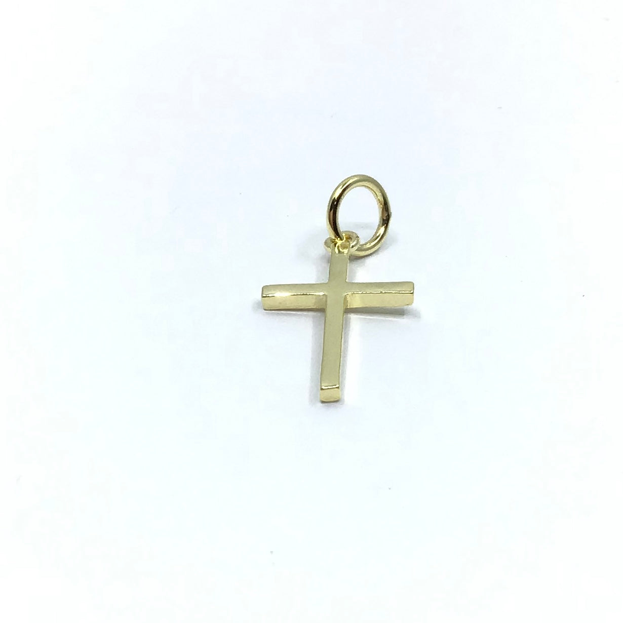 Gold Sterling Silver Cross Charm | Bellaire Wholesale