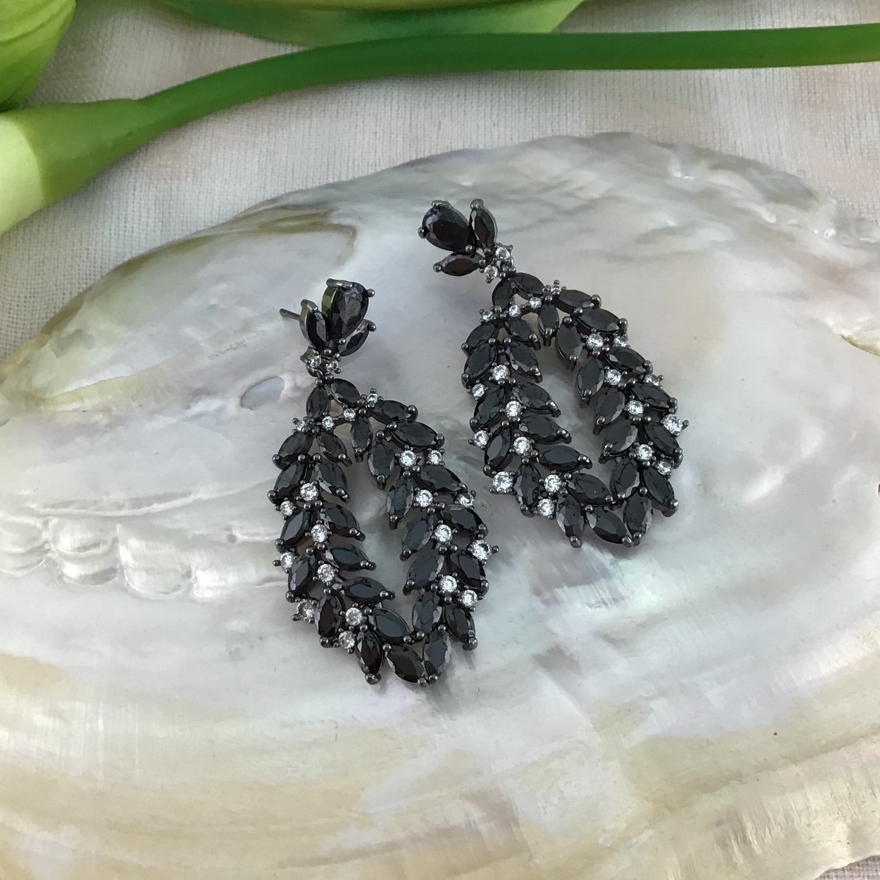 Bridal Cubic Zirconia Earrings, 18K Plated | Bellaire Wholesale