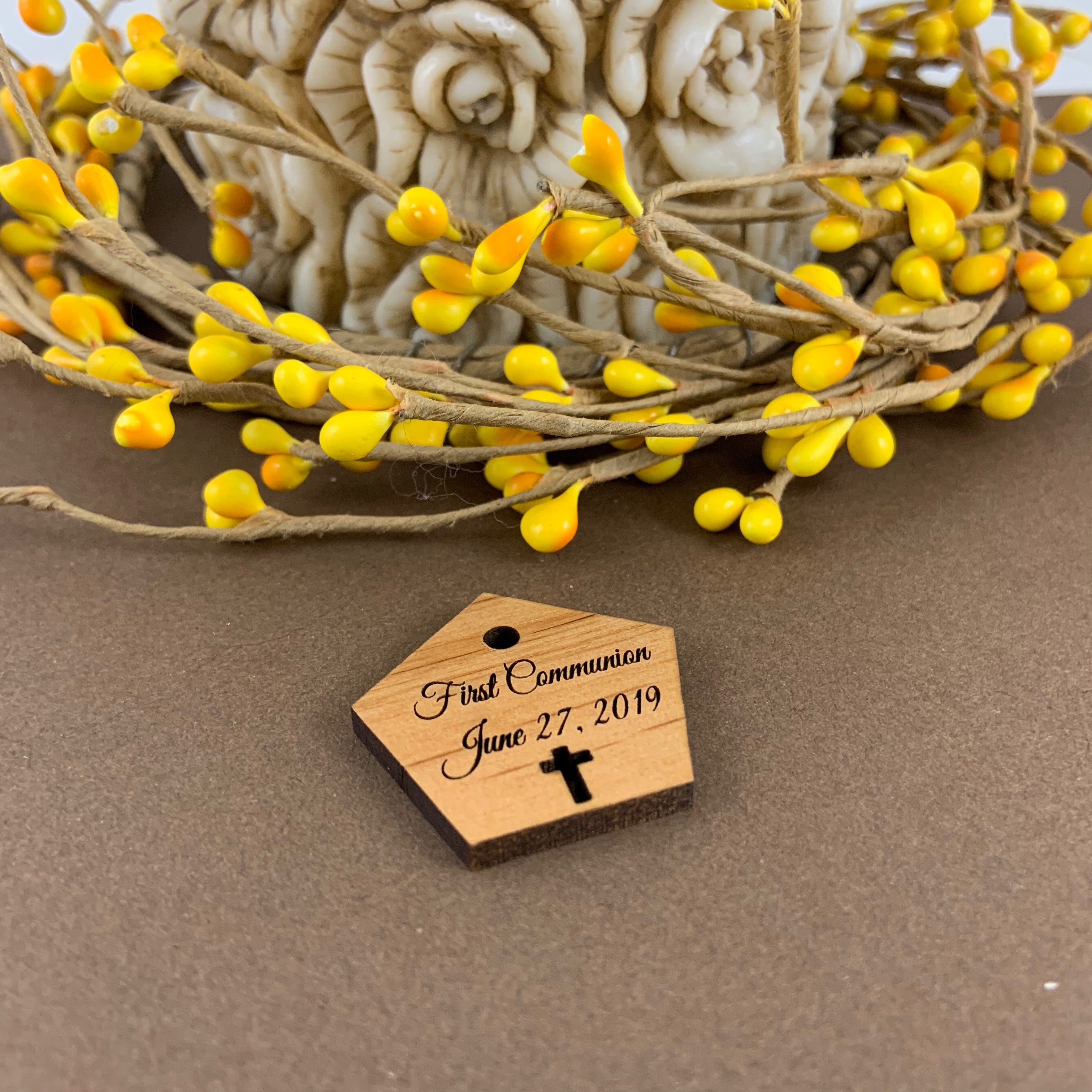 First Communion Personalized Tag | Bellaire Wholesale