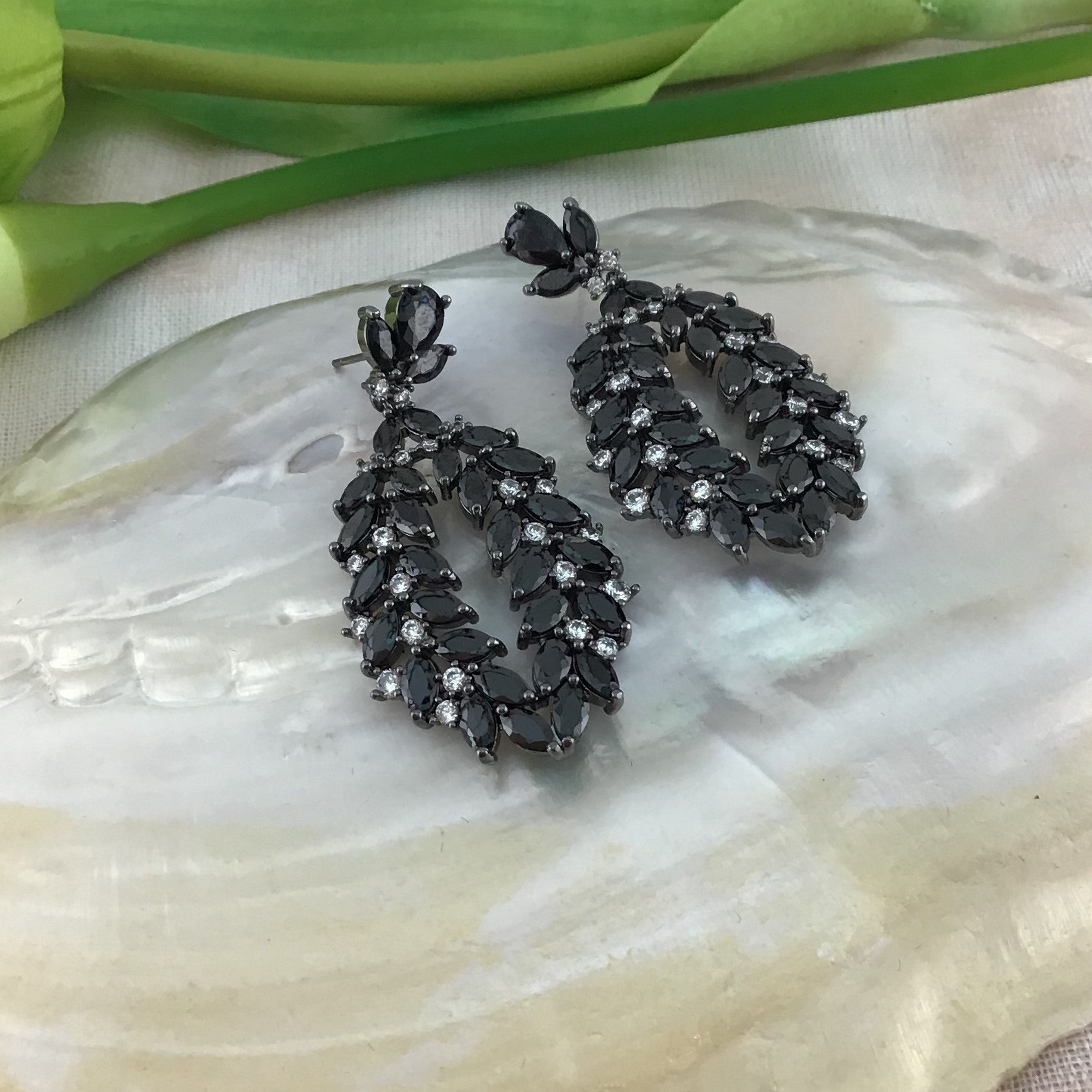 Bridal Cubic Zirconia Earrings, 18K Plated | Bellaire Wholesale