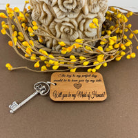 Maid of Honour Gift, Wood Tag | Bellaire Wholesale