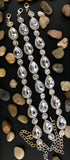 Teardrop Shape Gold Crystal Bracelet | Bellaire Wholesale