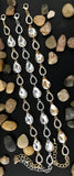 Teardrop Shape Gold Crystal Stone Bridal Bracelet | Bellaire Wholesale