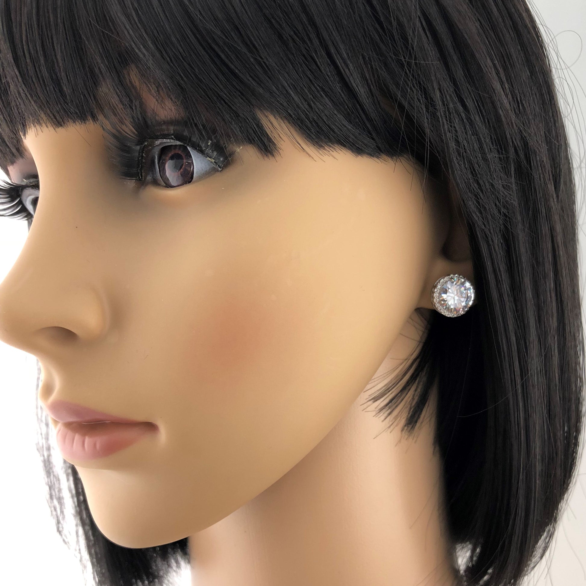 Bridal Cubic Zirconia Earrings, 18K Plated | Bellaire Wholesale