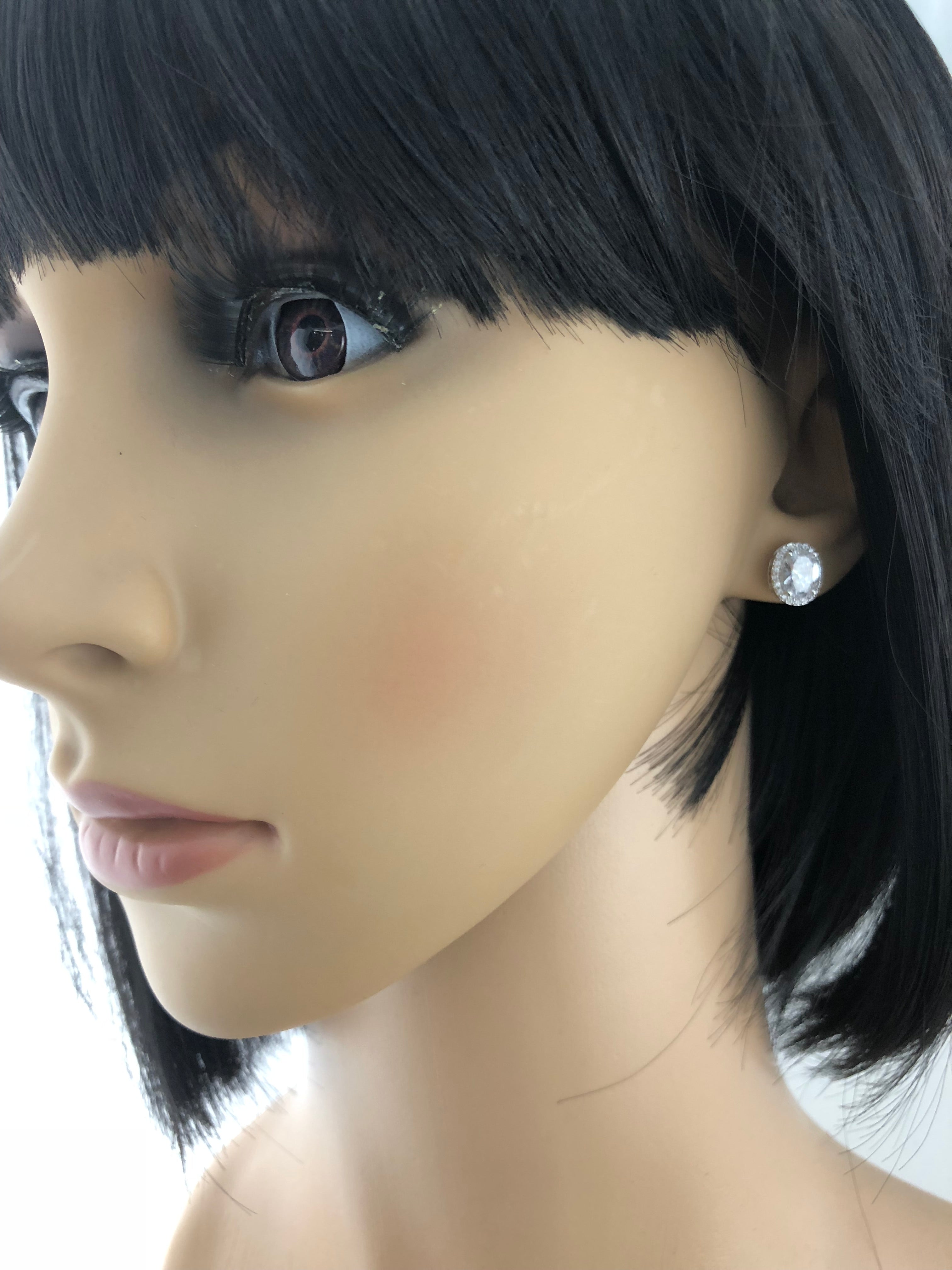 Bridal Cubic Zirconia Earrings, 18K Plated | Bellaire Wholesale