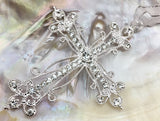 Rhinestone Cross with Ribbon | Bellaire Wholesale