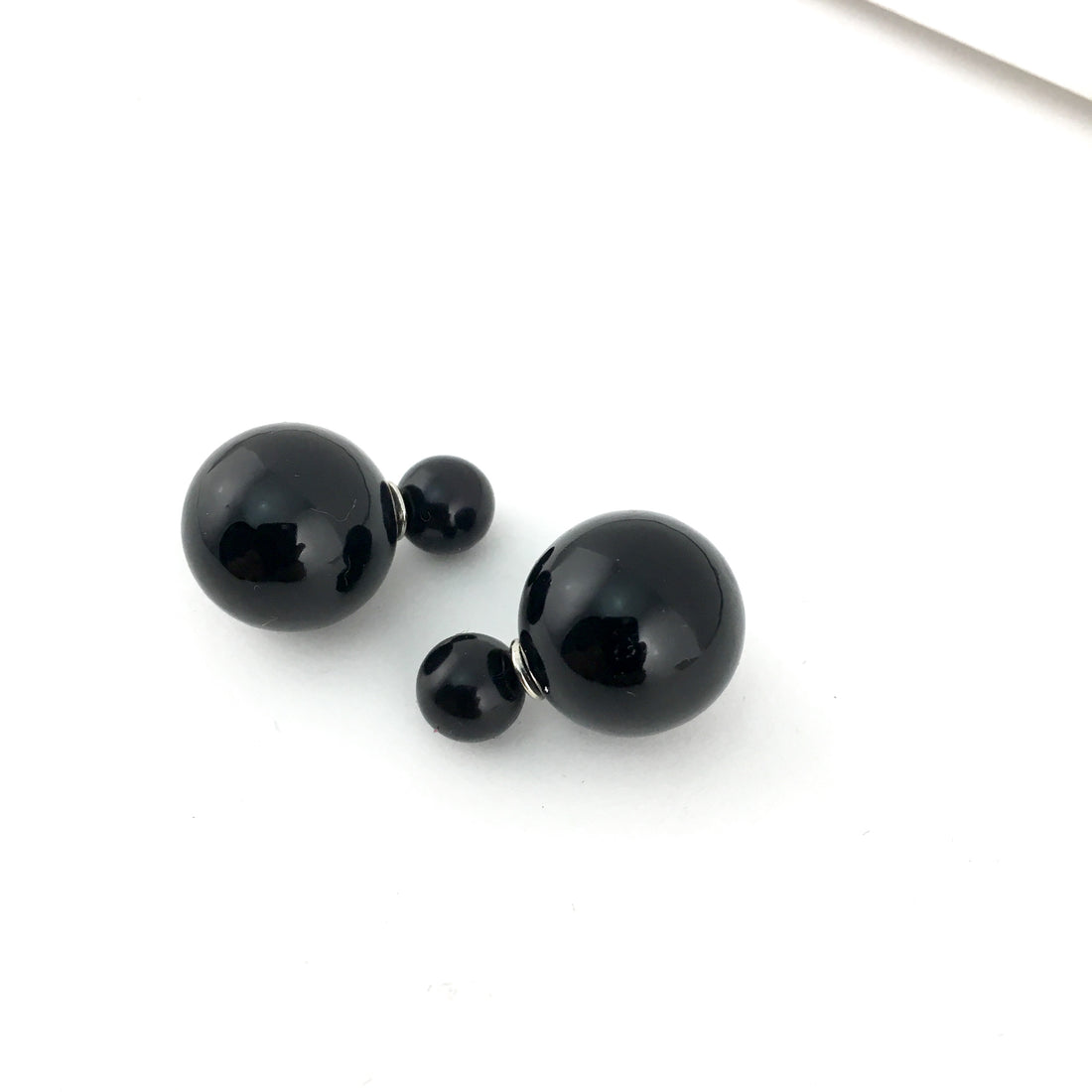 Designer Inspired Double Sided Pearl Stud Earrings | BellaireWholesale