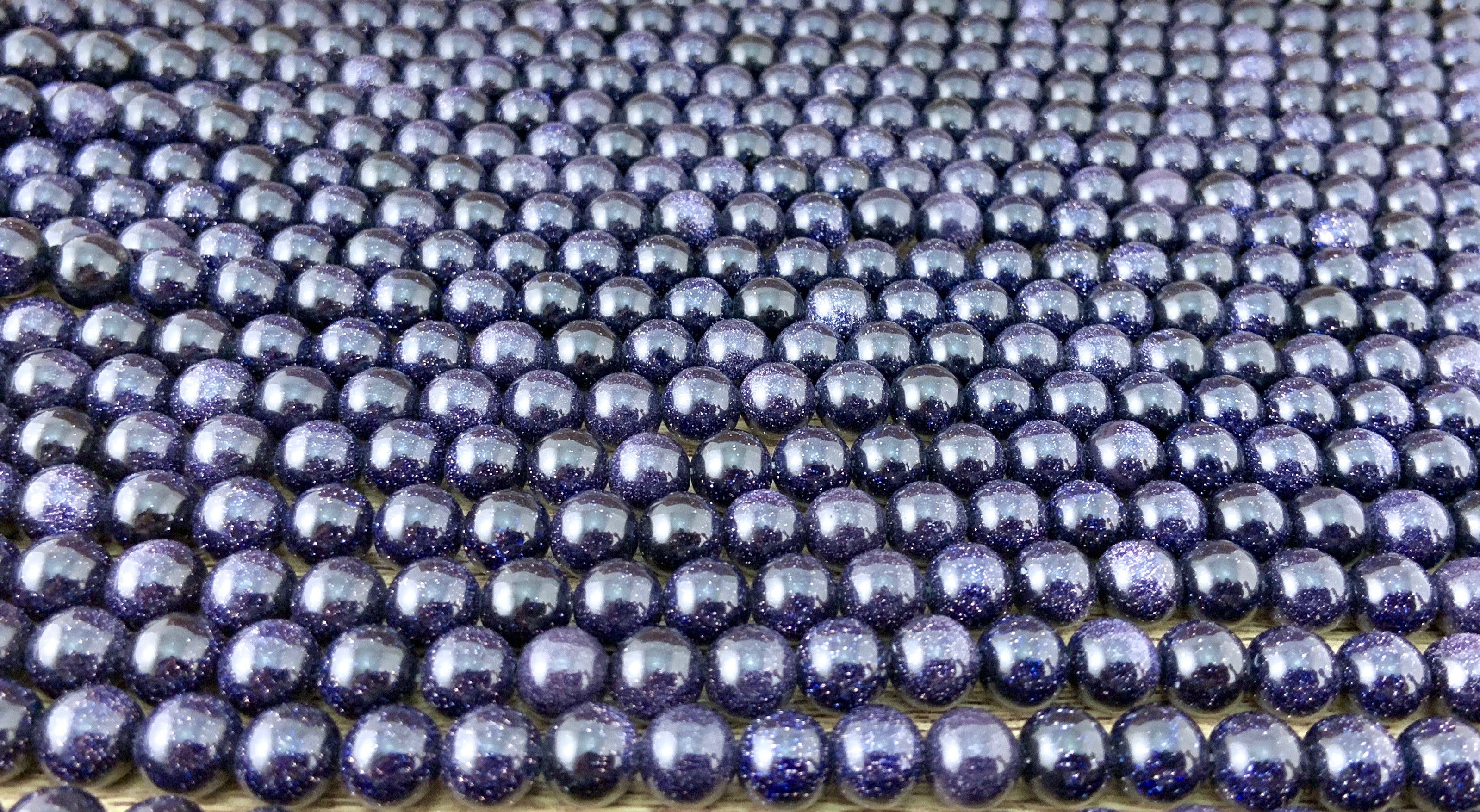 4mm Blue Sand Stone Bead | Bellaire Wholesale
