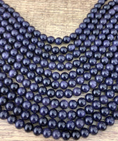 4mm Blue Sand Stone Bead | Bellaire Wholesale