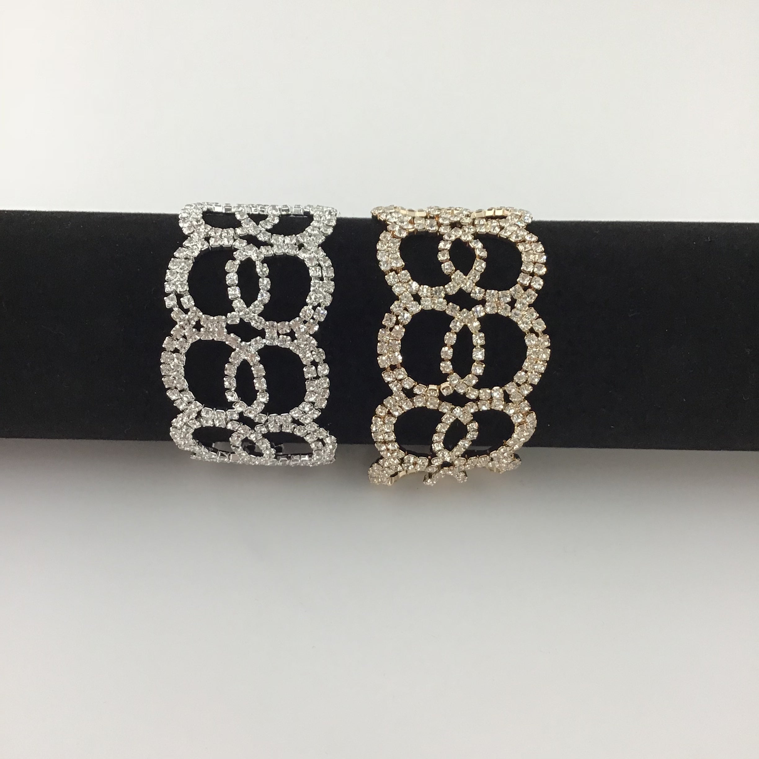 Rhinestone Bracelet, Silver | Bellaire Wholesale