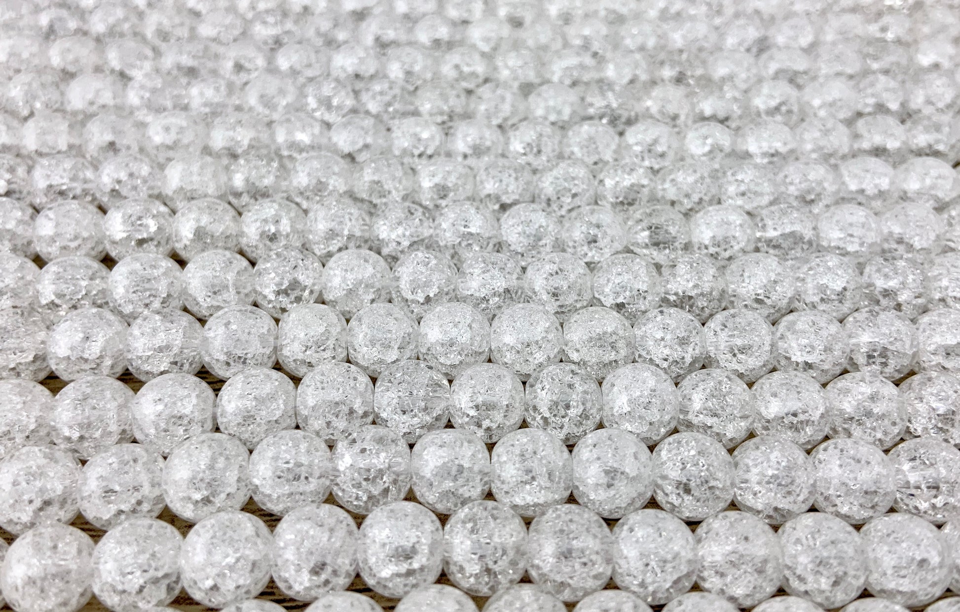 8mm Crackled Quartz Bead | Bellaire Wholesale