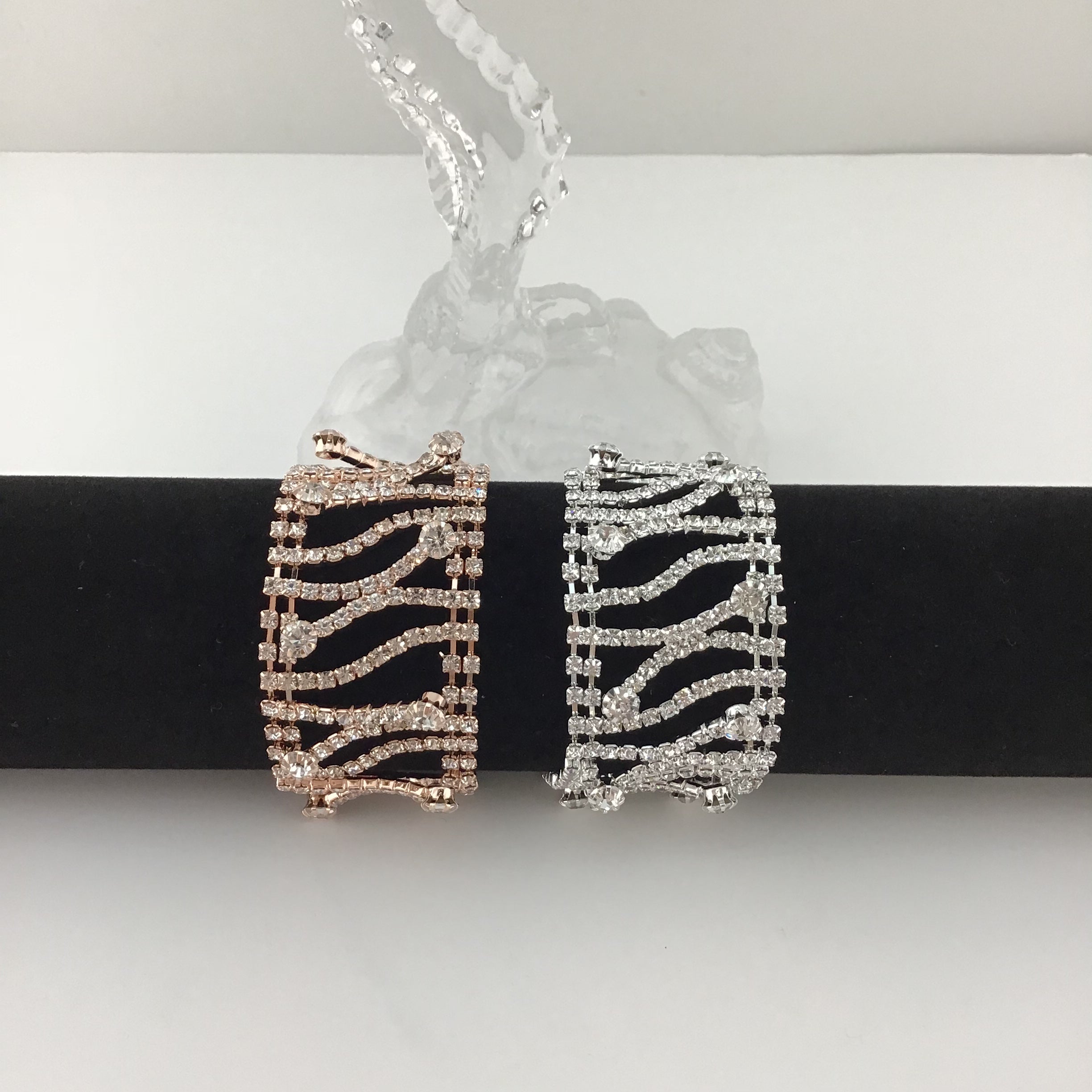Rhinestone Bracelet, Silver | Bellaire Wholesale