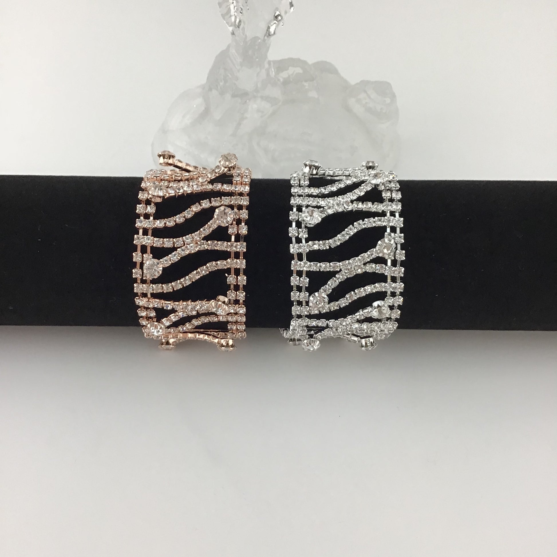 Rhinestone Bracelet, Silver | Bellaire Wholesale