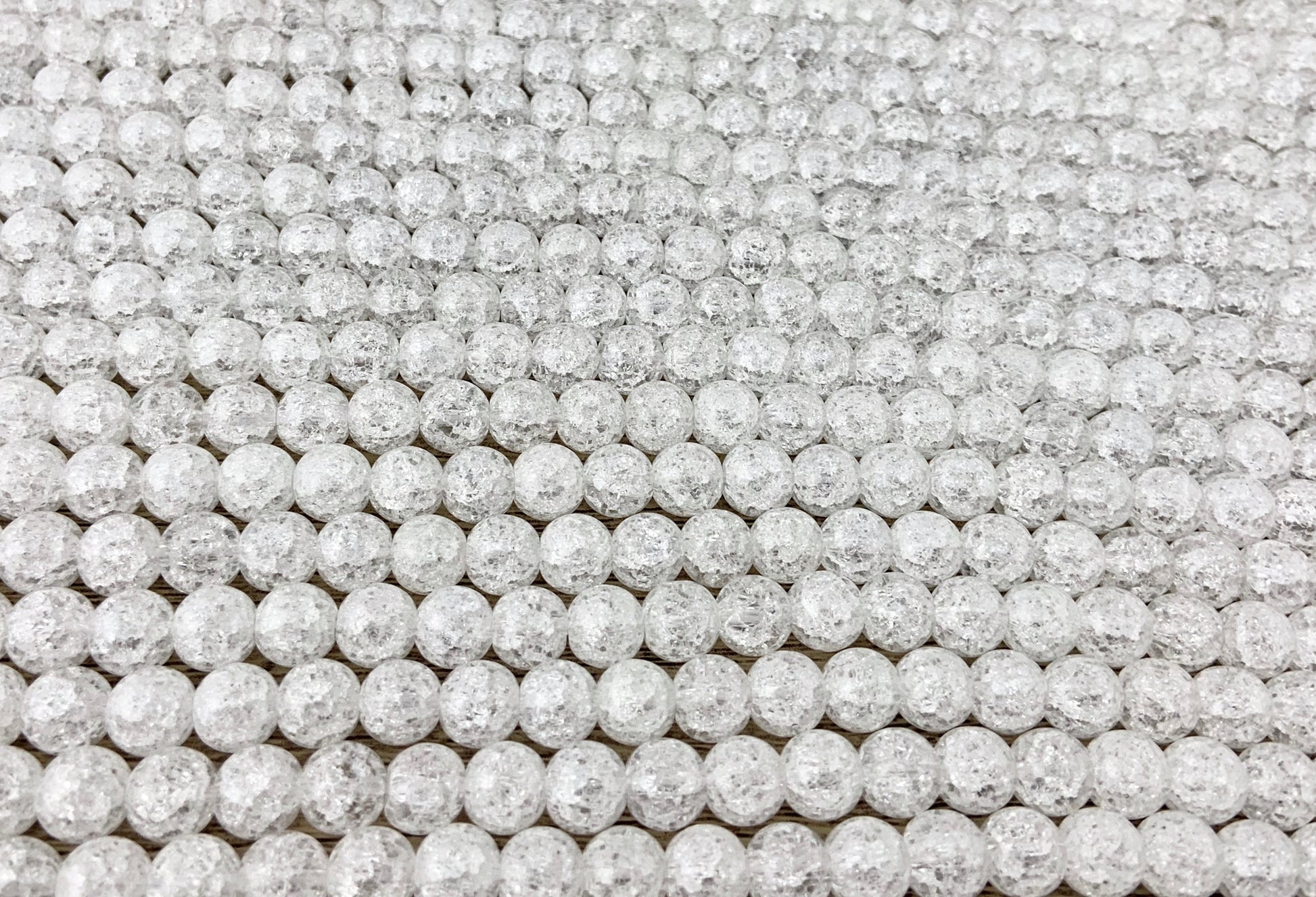 8mm Crackled Quartz Bead | Bellaire Wholesale